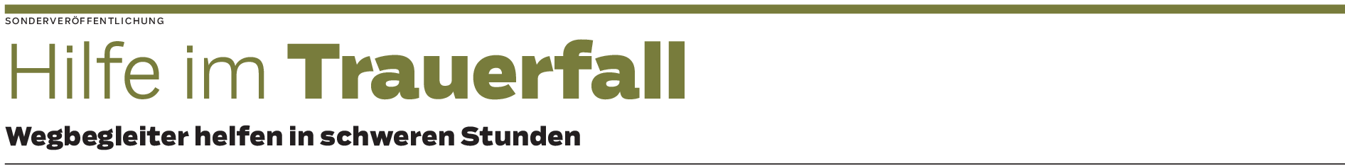 Starker Halt in der Trauer