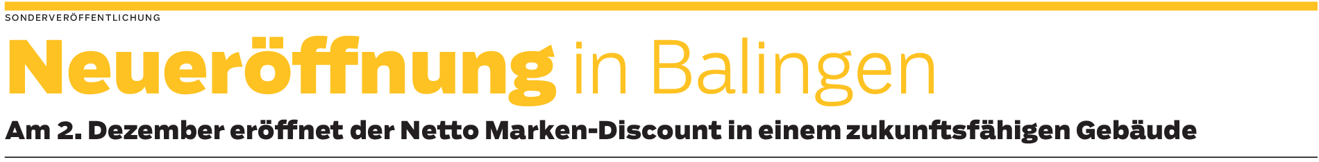 Netto Marken-Discount: Neueröffnung in Balingen