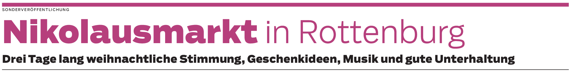 Der Nikolaus kommt nach Rottenburg: Traditionsmarkt lockt in die Altstadt