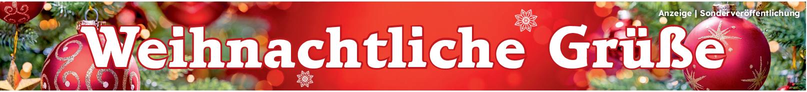 Glitzer am schönsten zum Fest