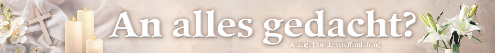 Handwerk mit Pietät