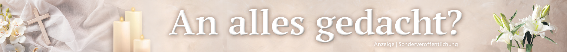 Sorgfältige Vorbereitung