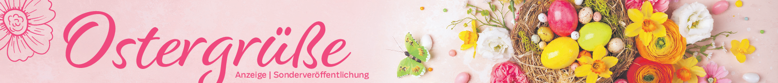 Blumiger Osterschmuck