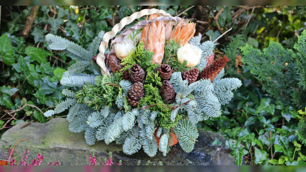 Ein Weihnachtsbaum für Omas Grab