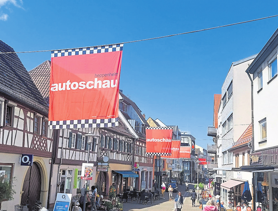 Heppenheim zeigt wieder Flagge bei der Autoschau. Mehr denn je wird es in diesem Jahr auch um klimabewusste Fortbewegung gehen. Foto: Axel Künkeler