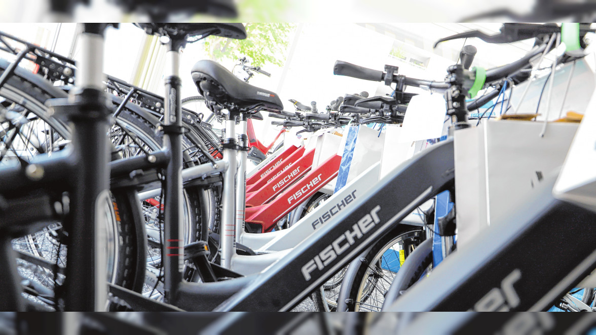 Im E-Bike Werksverkauf ist die Auswahl an E-Bikes groß. Bild: FISCHER