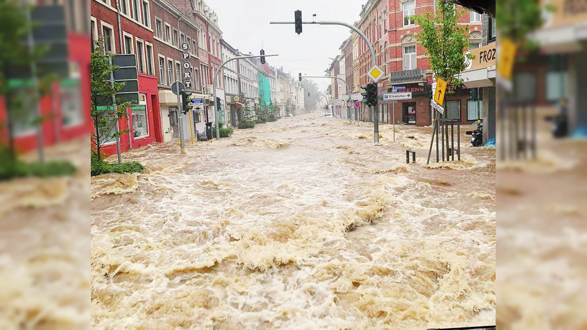 Die Flut und das unvorstellbare und Stolberg Szenario für Eschweiler