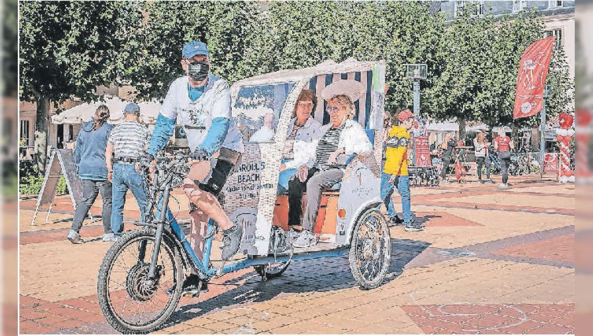 Radfahren, Flanieren, Verweilen