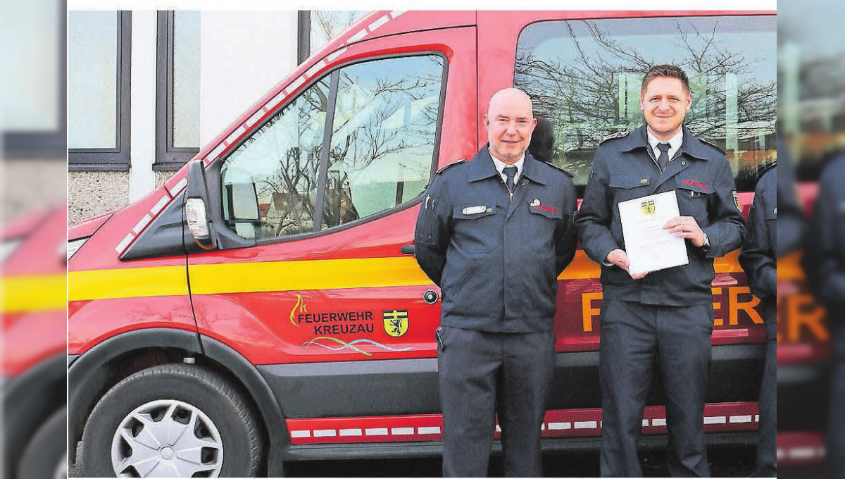 Stellvertreter in der Führung der Kreuzauer Feuerwehr bestätigt