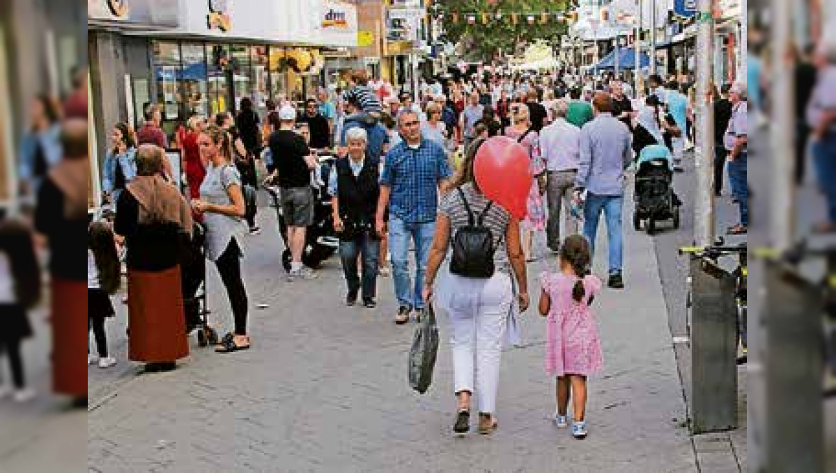 Buntes Fest in der gesamten City