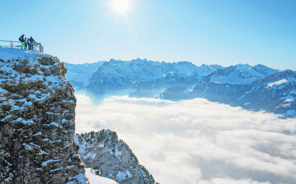 Die besten Winterausflugsziele in der ganzen Zentralschweiz