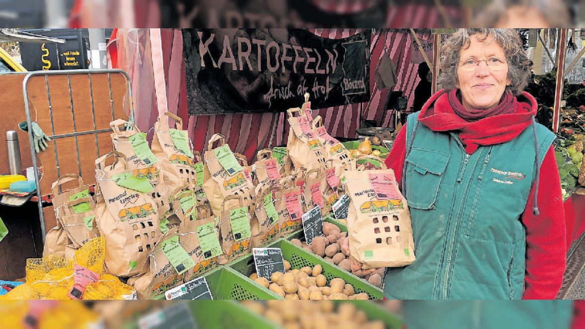 Kartoffelzeit beim Marienhof Esperde und auf dem Hamelner Wochenmarkt 