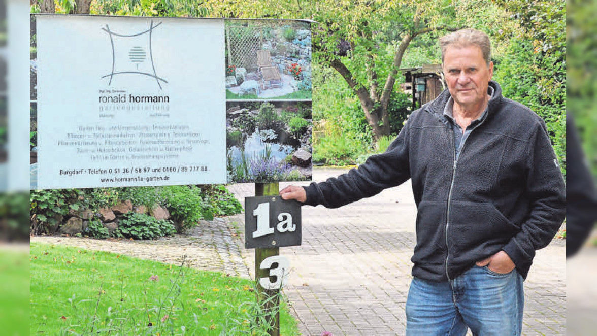 Ronald Hormann sucht einen motivierten Gärtner zur Verstärkung seines