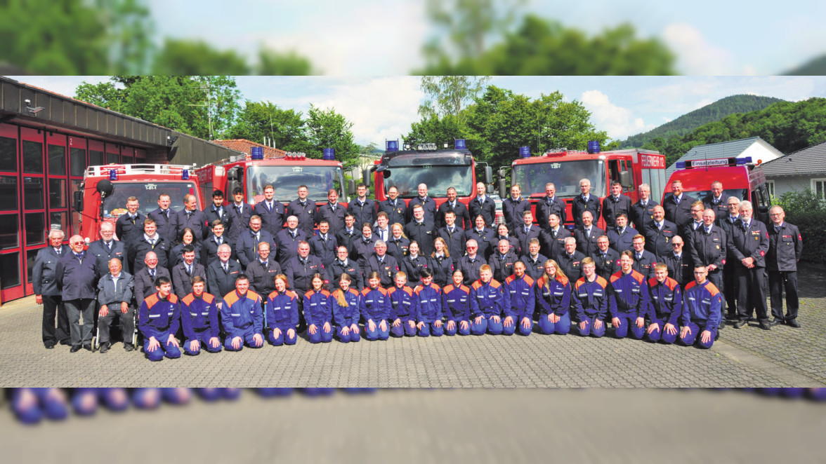 Lange Tradition wird bei der 140-jährigen Feuerwehr Bieber gefeiert