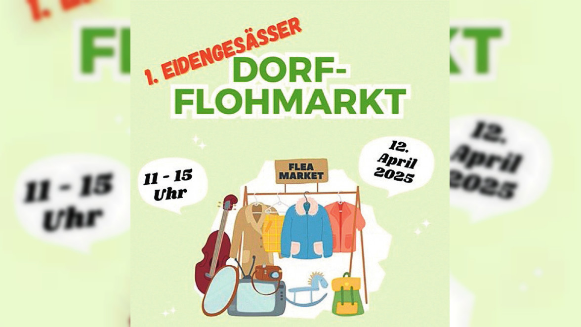 Erster Dorf-Flohmarkt in Eidengesäß