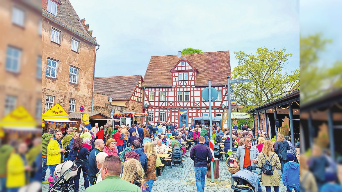 Gärtnermarkt in Büdingen: Frühlingsgefühle, Kinderfest und Froschparade am Sonntag, 4. Mai
