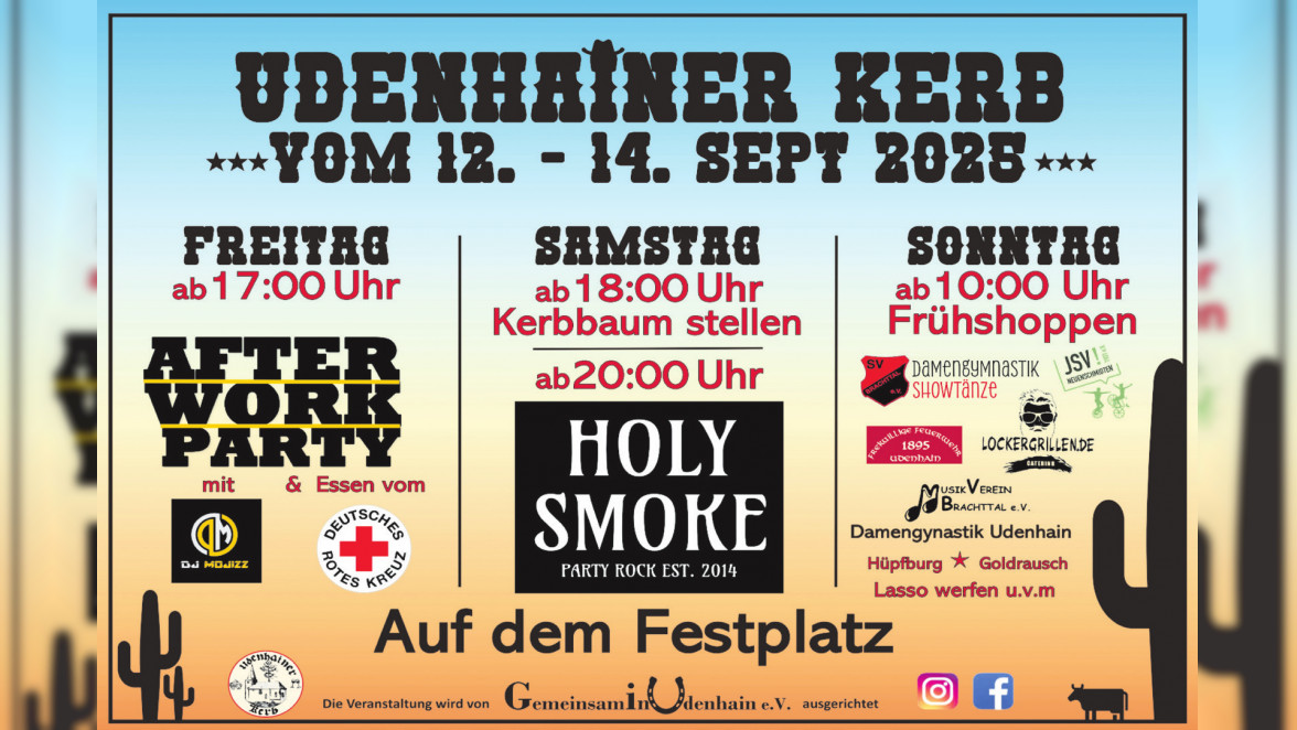 Kerb in Brachttal: Drei Tage feiern im Wild-West-Style