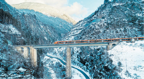 Schweizerische Südostbahn AG: Winterzauber in Andermatt
