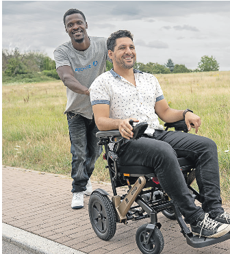 ERIVO-ROADSHOW: ROLLSTUHL-ROADTOUR QUER DURCH PFORZHEIM