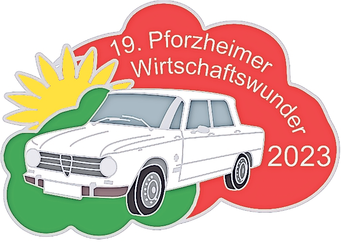 19. Pforzheimer Wirtschaftswunder am 23. April: Wirtschaftswunder-Pin