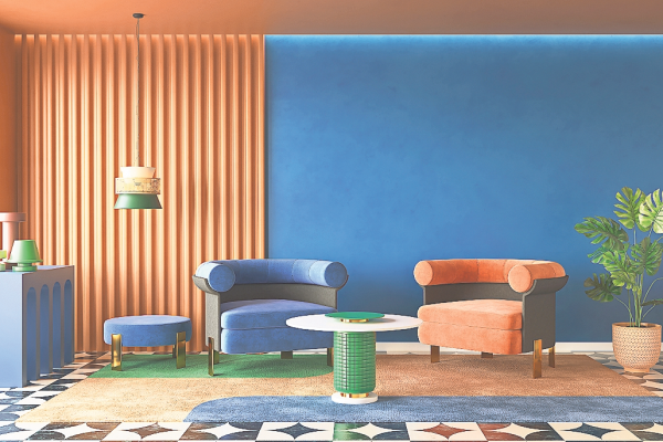 Design für Boden bringt viel Raumwirkung