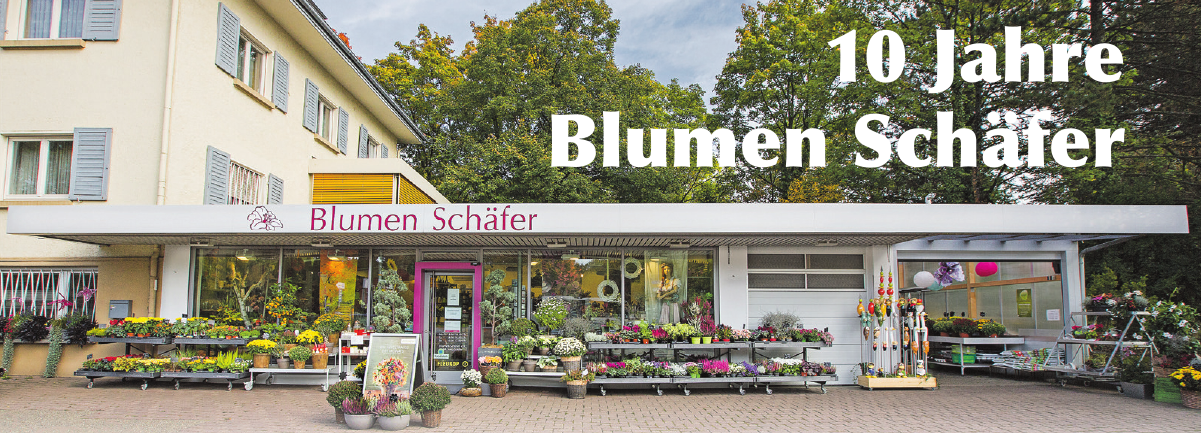 10 Jahre Blumen Schäfer