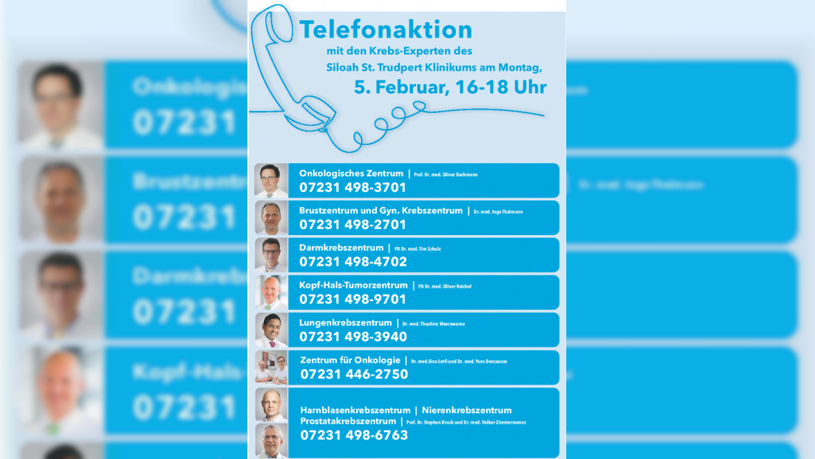 Vorsorge, Diagnostik und Therapie aus erster Hand