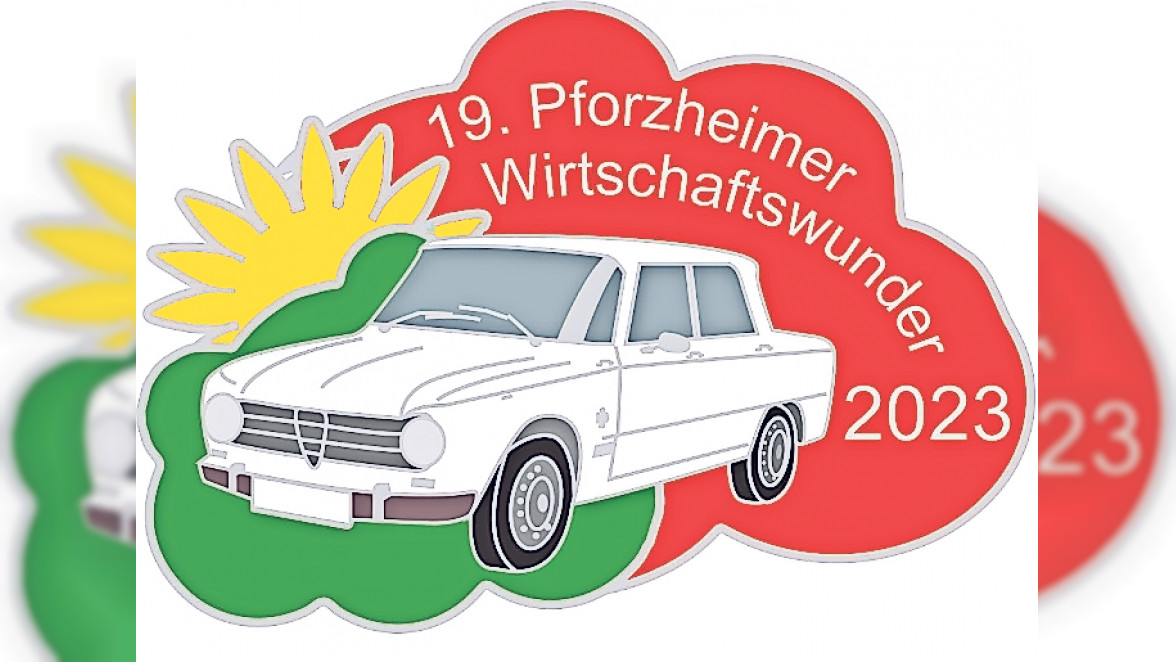 19. Pforzheimer Wirtschaftswunder am 23. April: Wirtschaftswunder-Pin