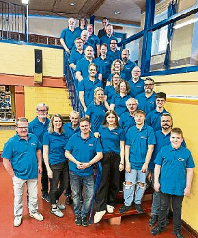 Musikvereins Reimsbach-Oppen beim Veitsrodter Prämienmarkt