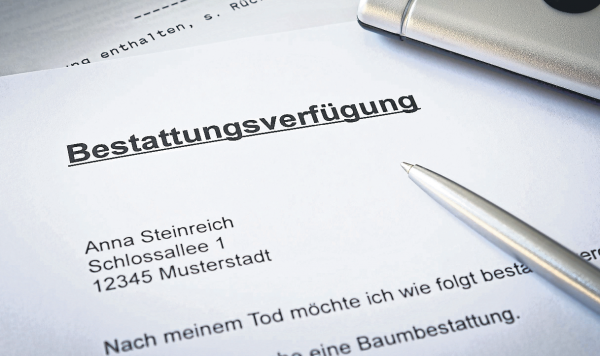 Testamentarische Verfügungen