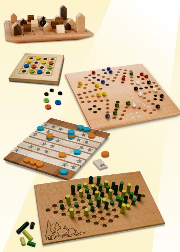 Brettspiele aus Massivholz