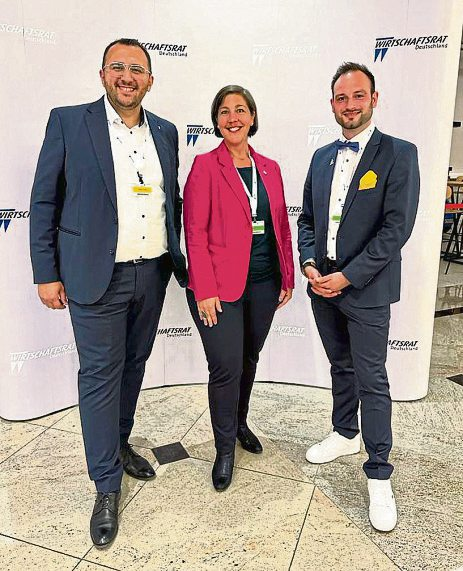 Delegation aus dem Westerwald auf dem Wirtschaftstag 2023