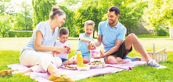 Von Picknickplatz bis Erfrischungen
