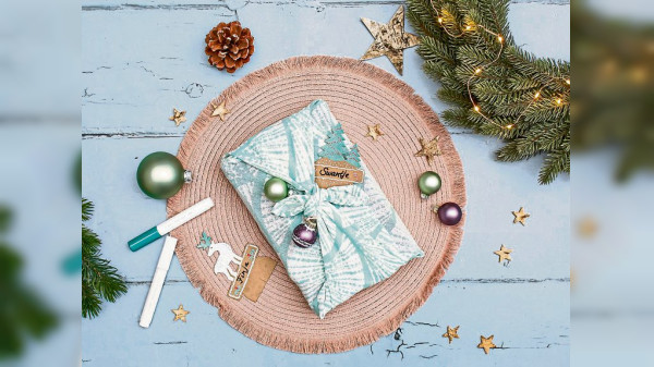 Nachhaltige Weihnachten: Geschenke umweltfreundlich mit Furoshiki verpacken