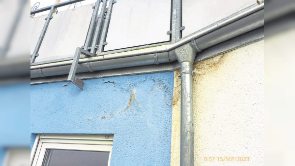 Wohnungsnot aufgrund undichter Dachterrasse