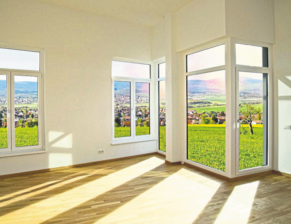 Fensterkauf mit Blick auf Details