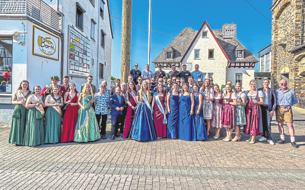 Grußwort von Karlheinz Schmalz mit der Einladung zur Rosenkirmes in Waldesch