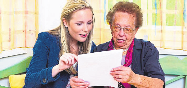Beratung bei Pflegegeldbezug