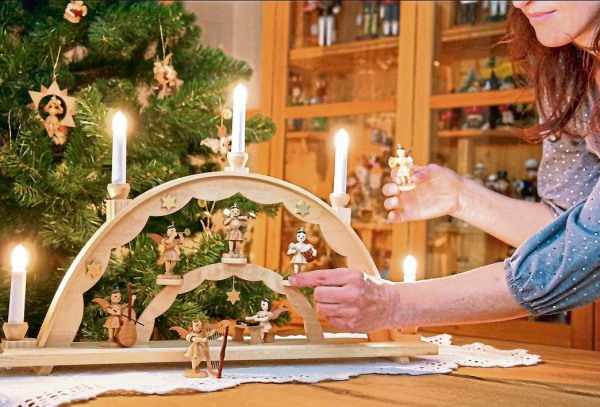 Weihnachtlicher Lichterglanz