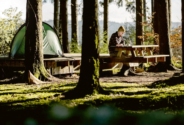 Abenteuer im Wald in der Eifel
