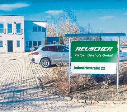 Neuer Standort von Reuscher Tiefbau in Dürrholz