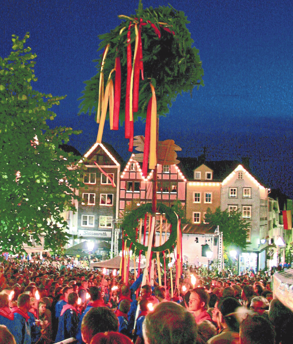 Ablauf der Kirmes in Hachenburg