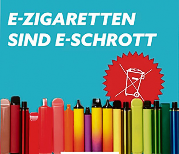Manchmal raucht's auch nach Gebrauch - Akkus richtig entsorgen