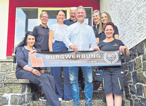 Firma Burgwerbung in Kirn: Acht Jahrzehnte Kreativität und Handwerk