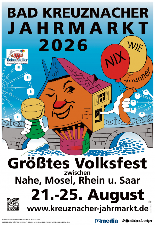 Genuss und Programm im Naheweinzelt auf dem Bad Kreuznacher Jahrmarkt