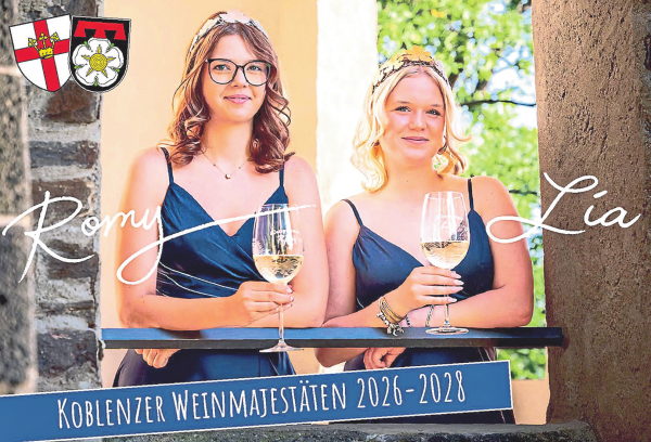 Editorial von der Weinkönigin Lia und der Prinzessin Romy