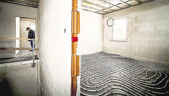 Hausbau in der kalten Jahreszeit