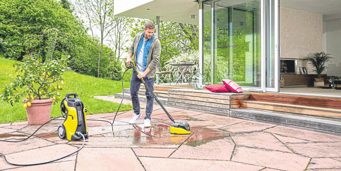 So wird die Terrasse sauber