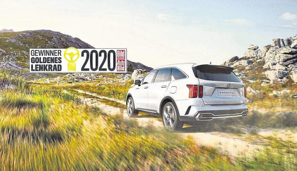 Kia Sorento gewinnt „Goldenes Lenkrad”
