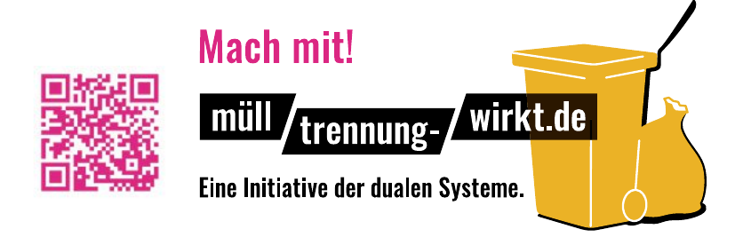 In den Gelben Sack / die Gelbe Tonne gehören